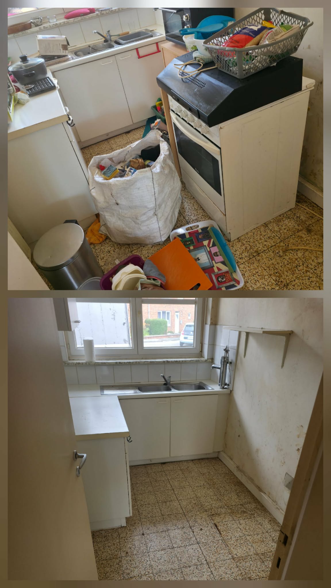 Mobilier préparé pour déménagement